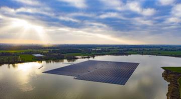 German firm builds floating solar plant on quarry lake