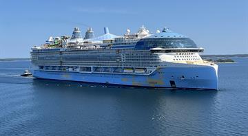 World's largest cruise ship sets sail, bringing concerns about methane emissions