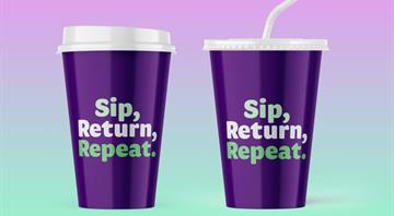 ‘Sip, return, repeat’: US city tackles throwaway cup culture with first-of-its-kind system