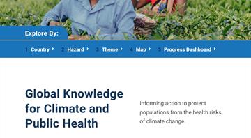 WHO and WMO launch a new knowledge platform for climate and health